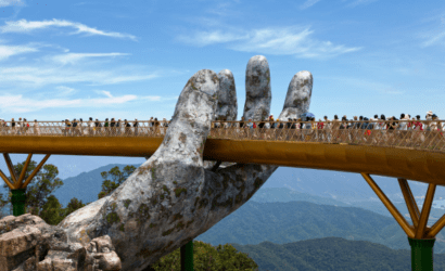 Golden bridge vietnam