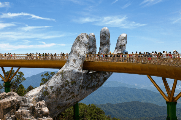 Golden bridge vietnam