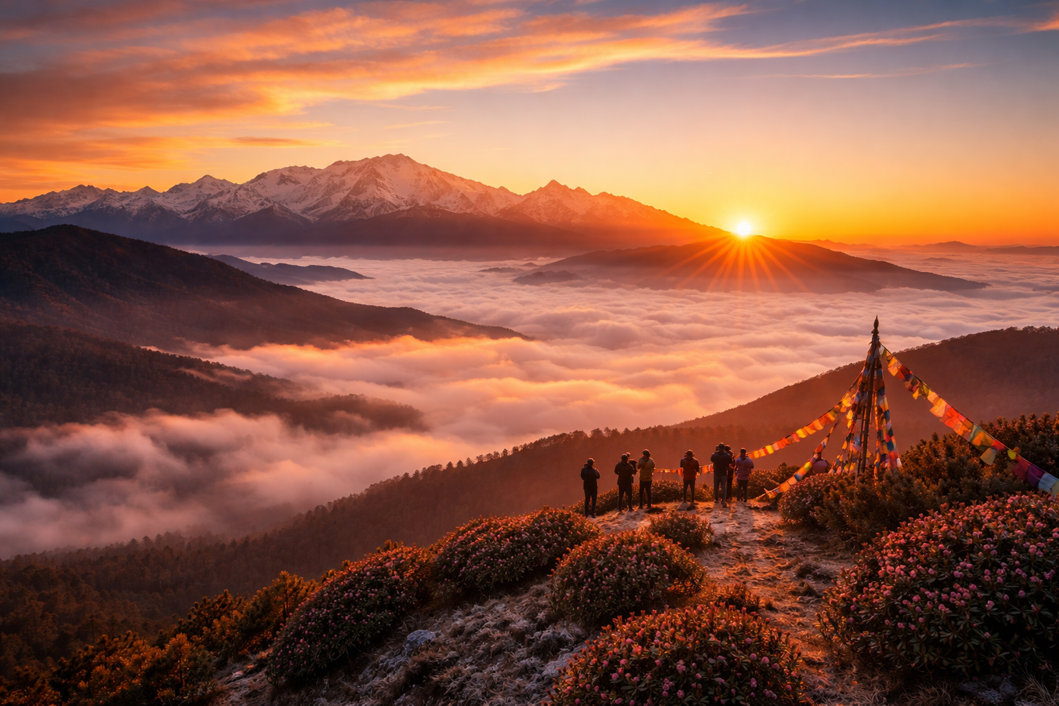 Sandakphu sunrise experience