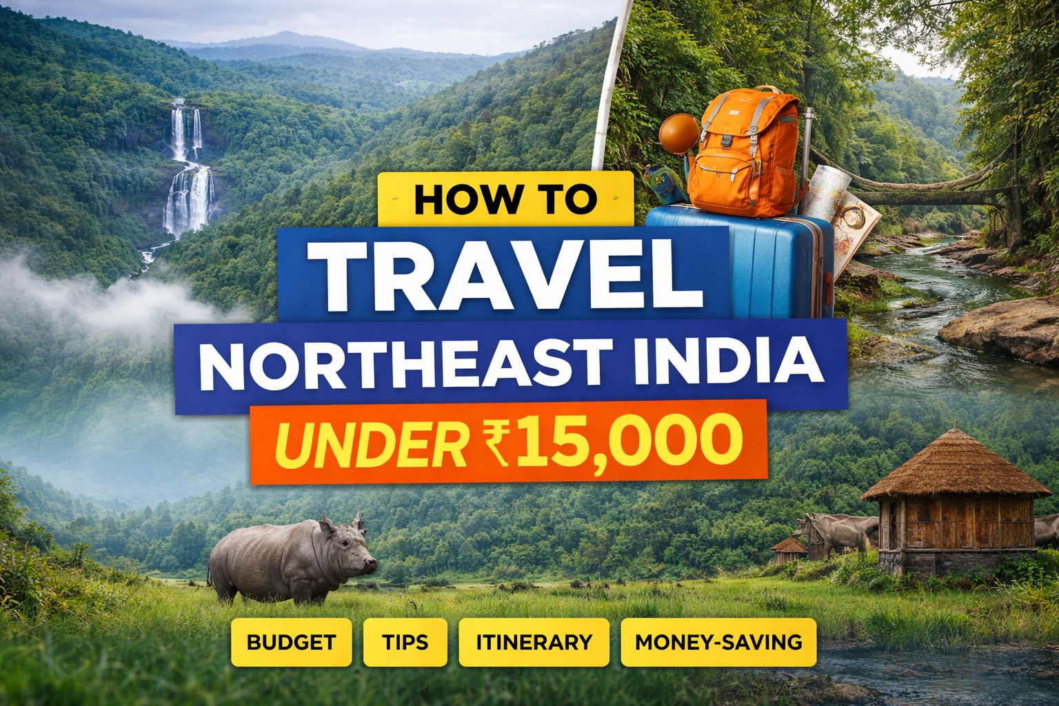 Travel Northeast India Under ₹15,000
