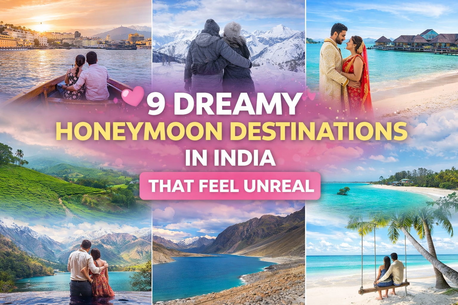 Dreamy Honeymoon Destinations in India