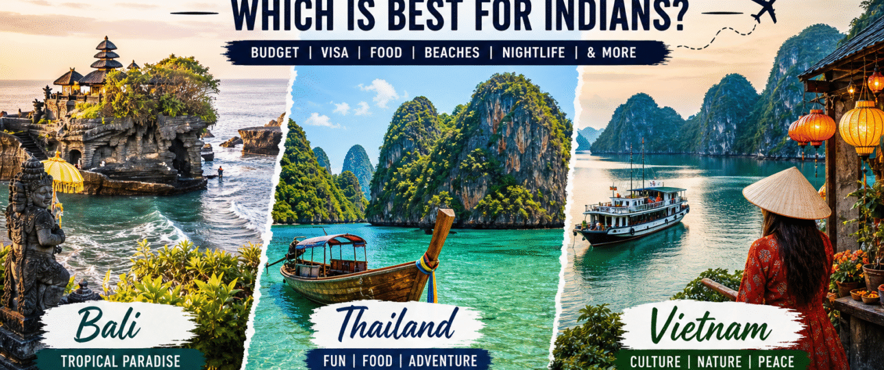 Bali vs Thailand vs Vietnam for Indians