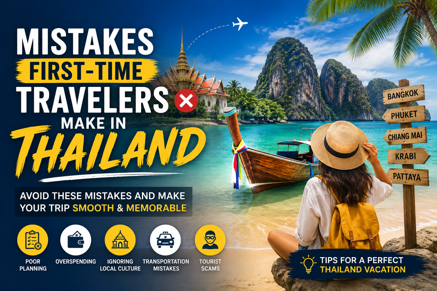 Mistakes First-Time Travelers Make in Thailand